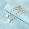 Elegant S925 Sterling Silver Round Tassel Stud Earrings SM9441-1-2