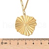 304 Stainless Steel Pendant Necklaces for Women NJEW-D312-02B-G-5
