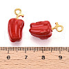 Alloy Enamel Pendants ENAM-N062-05A-G-3