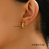 Stainless Steel Moon Stud Earrings IZ5487-1-3