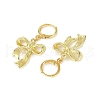 Bowknot Alloy Hoop Earrings EJEW-JE06357-02-3