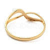 Ion Plating(IP) 304 Stainless Steel Crossed Hinged Bangles for Women BJEW-Z068-04G-05-3