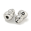 Textured Brass Beads KK-Q820-28P-2