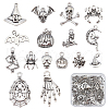 SUNNYCLUE 64Pcs 16 Style Tibetan Style Alloy Pendants FIND-SC0002-67-1