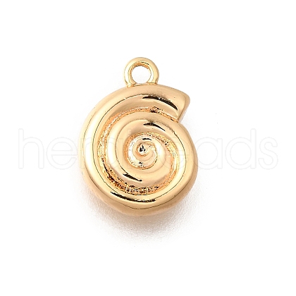 Ocean Theme Brass Charms KK-C096-13C-G-1