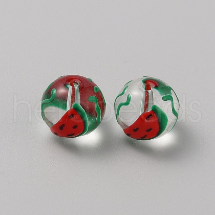 Transparent Glass Beads GGLA-WH0035-05J-1