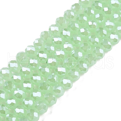 Electroplate Glass Beads Strands EGLA-A044-J4mm-A01-1