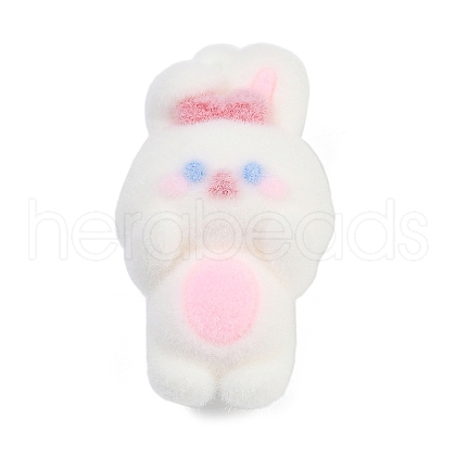 Flocky Resin Pendants RESI-S017-05B-1