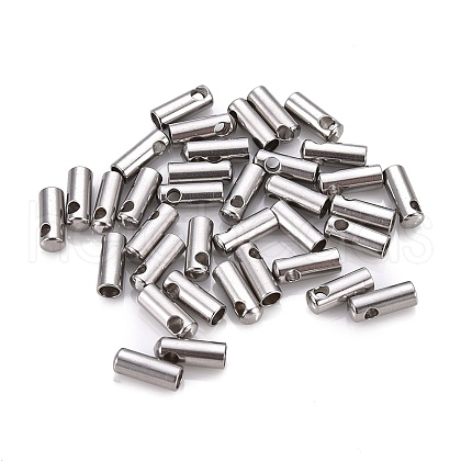 Tarnish Resistant 201 Stainless Steel Cord Ends STAS-F250-10P-F-1