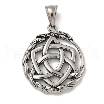 316 Surgical Stainless Steel Pendants STAS-Z073-86AS-1