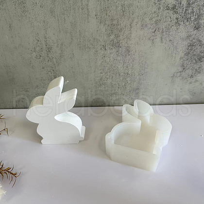 Rabbit Display Decoration DIY Silhouette Silicone Molds SIMO-H142-02A-1