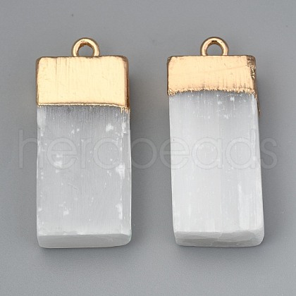 Natural Selenite Pendant X-G-Z007-01G-1