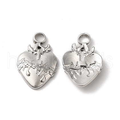 Non-Tarnish 304 Stainless Steel Pendant STAS-H212-36P-1