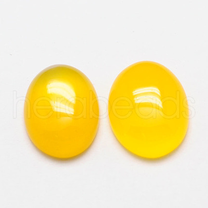 Natural Agate Cabochons G-K021-30x22mm-03-1