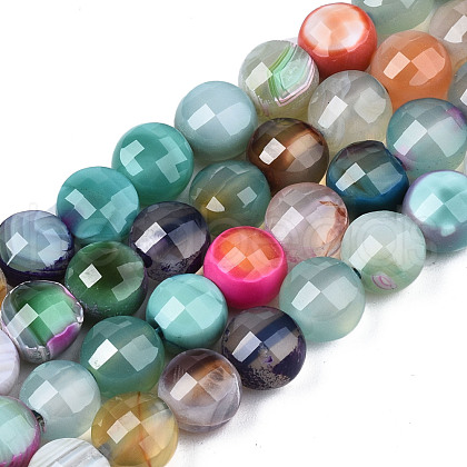 Natural Agate Beads Strands G-N326-100A-01-1