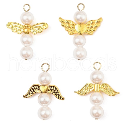 Shell Pearl Pendants PALLOY-JF02943-1