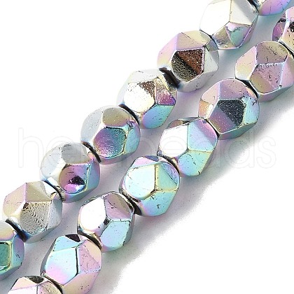 Baking Painted Synthetic Non-Magnetic Hematite Beads Strands G-I364-P01-02-1