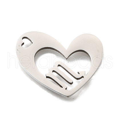 201 Stainless Steel Pendants STAS-A116-01P-08-1
