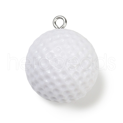 Sport Theme Resin Pendants RESI-I063-01D-1
