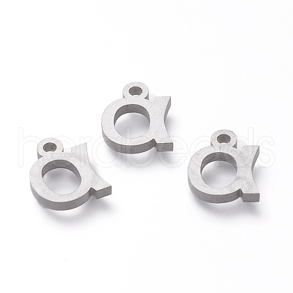 Tarnish Resistant 304 Stainless Steel Pendants STAS-A045-04P-1