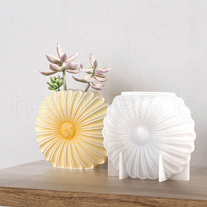 3D Sunflower DIY Silicone Vase Molds SIMO-G010-11-1