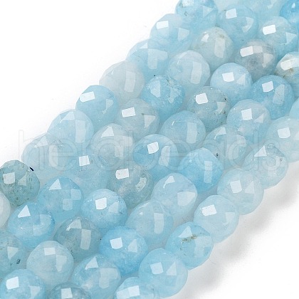 Natural White Jade Beads Strands G-H028-A09-04-1