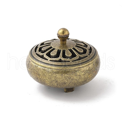 Alloy Incense Burner DJEW-D300-01B-AB-1