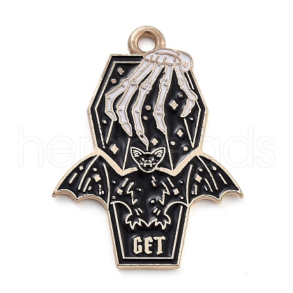 Halloween Alloy Enamel Pendants FIND-M019-02A-1