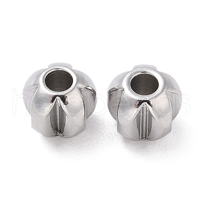 Non-Tarnish 304 Stainless Steel Beads STAS-B065-01P-1