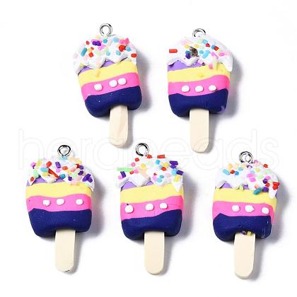 Handmade Polymer Clay Pendants CLAY-S091-06A-1