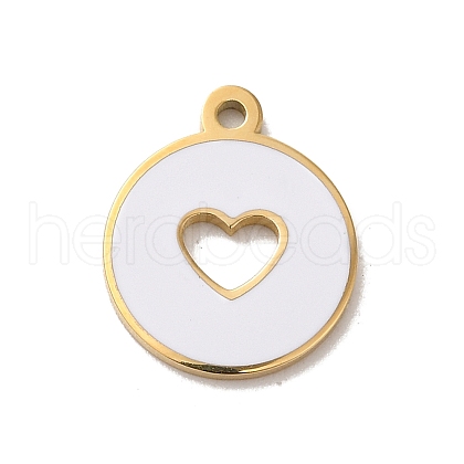 304 Stainless Steel Enamel Charms STAS-B074-03G-02-1