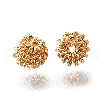 Brass Beads KK-M318-06G-1