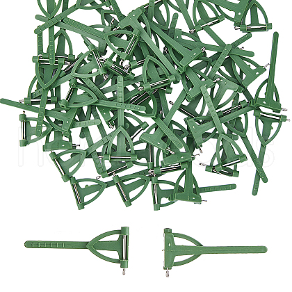 90Pcs Plastic Brooch for Wedding AJEW-WH0472-97-1
