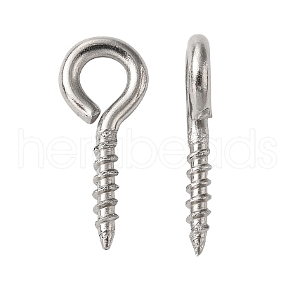 Tarnish Resistant 304 Stainless Steel Screw Eye Pin Peg Bails STAS-L234-165A-P-1