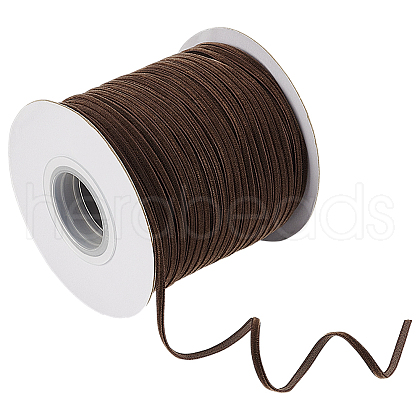 100 Yards Single Face Velvet Ribbon DIY-WH0656-16A-1