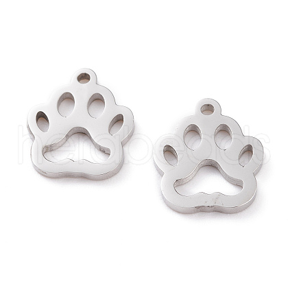 Tarnish Resistant 304 Stainless Steel Pet Charms STAS-Y002-07P-1