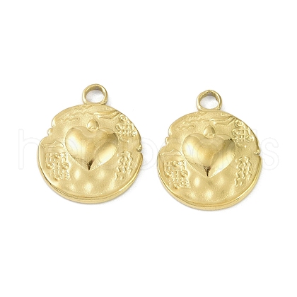 Ion Plating(IP) 304 Stainless Steel Pendants STAS-R233-13G-1