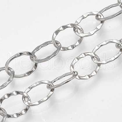 Tarnish Resistant 304 Stainless Steel Cable Chains STAS-T045-08-1