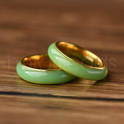 304 Stainless Steel Enamel Finger Rings FS-WGF3AA7-03-1