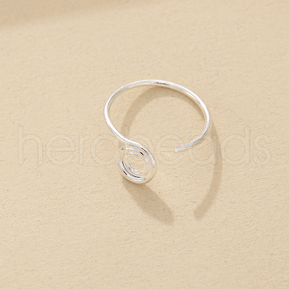 Stainless Steel Vortex Hoop Nose Rings for Women Men WG949CF-07-1