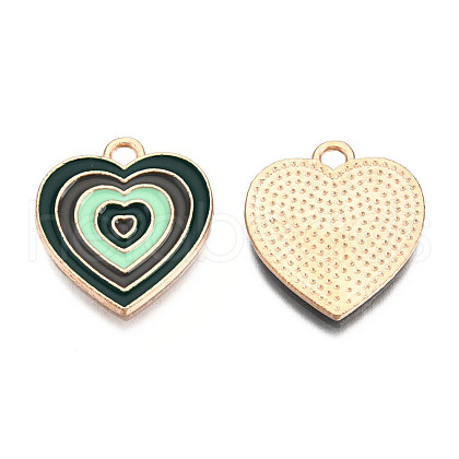 Alloy Enamel Pendants ENAM-N054-93LG-1