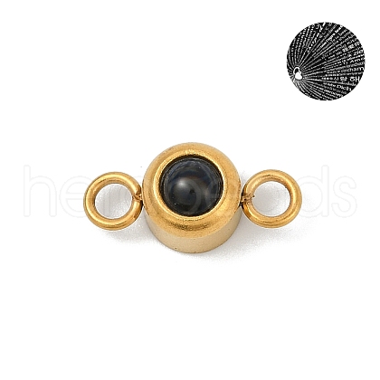 201 Stainless Steel 100 Languages I love you Projection Connector Charms STAS-A110-03G-1