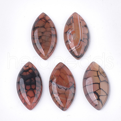 Natural Crackle Agate Cabochons G-T125-07C-1