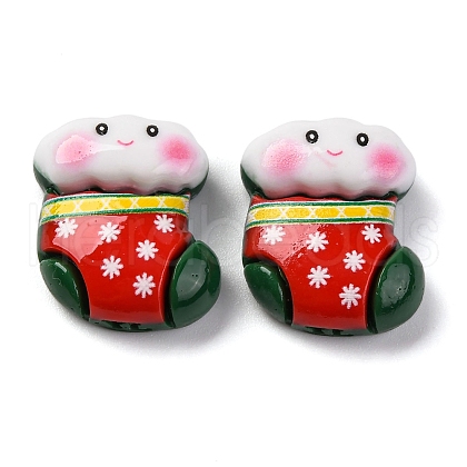 Christmas Theme Resin Cabochons RESI-R451-01J-1