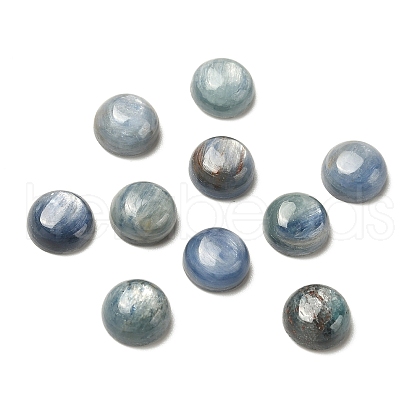 Natural Kyanite/Cyanite/Disthene Cabochons G-B146-03-8mm-1