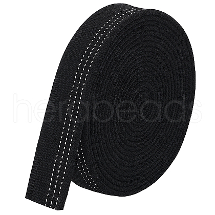 5 Yards Polycotton Ribbon OCOR-WH0078-169E-1