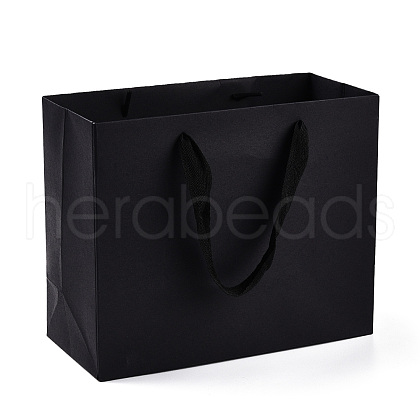 Rectangle Paper Bags with Rope Handles CARB-L011-02A-05-1