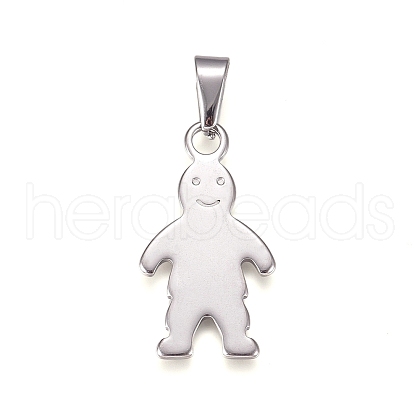 Tarnish Resistant 304 Stainless Steel Pendants STAS-I135-39P-1