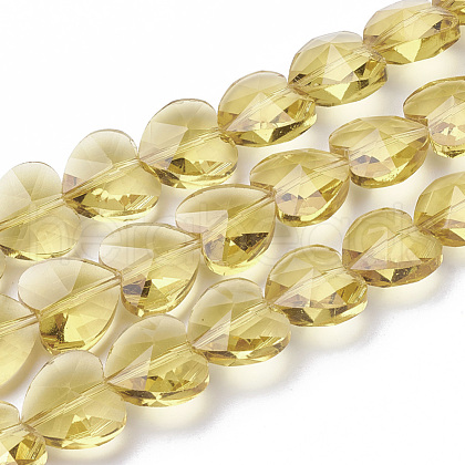 Transparent Glass Beads GLAA-Q066-14mm-A12-1