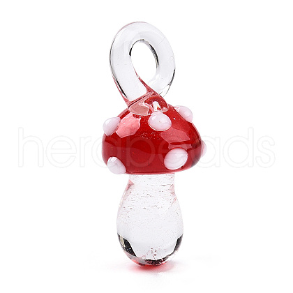 Handmade Lampwork Pendants LAMP-T021-18C-1